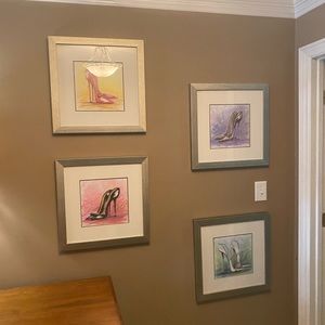 Set of 4 Shoe Prints